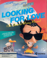 Leisure Suit Larry 1, 2 & 3 Atari ST US box art